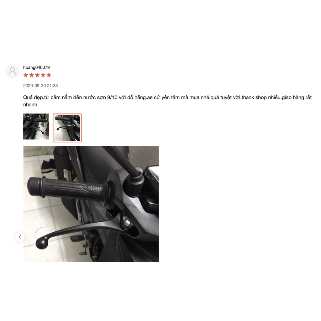 Cặp tay thắng và tay côn theo xe WINNER, WINNER X màu đen CGV52 006001607.