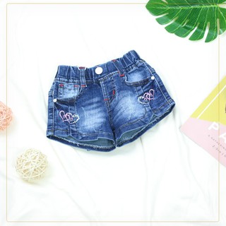 Quần Short Jeans bé gái - 222 ( Quần áo trẻ em xuất khẩu )