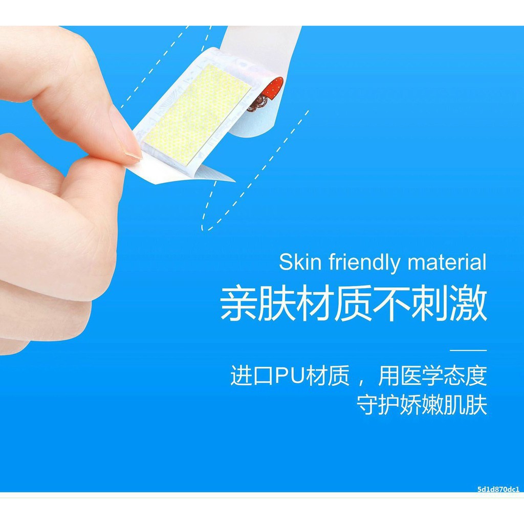 Hộp 100 urgo cá nhân sticker hoạt hình dễ thương,Băng dán y tế, miếng dán vết thương, băng gâu cute trẻ em