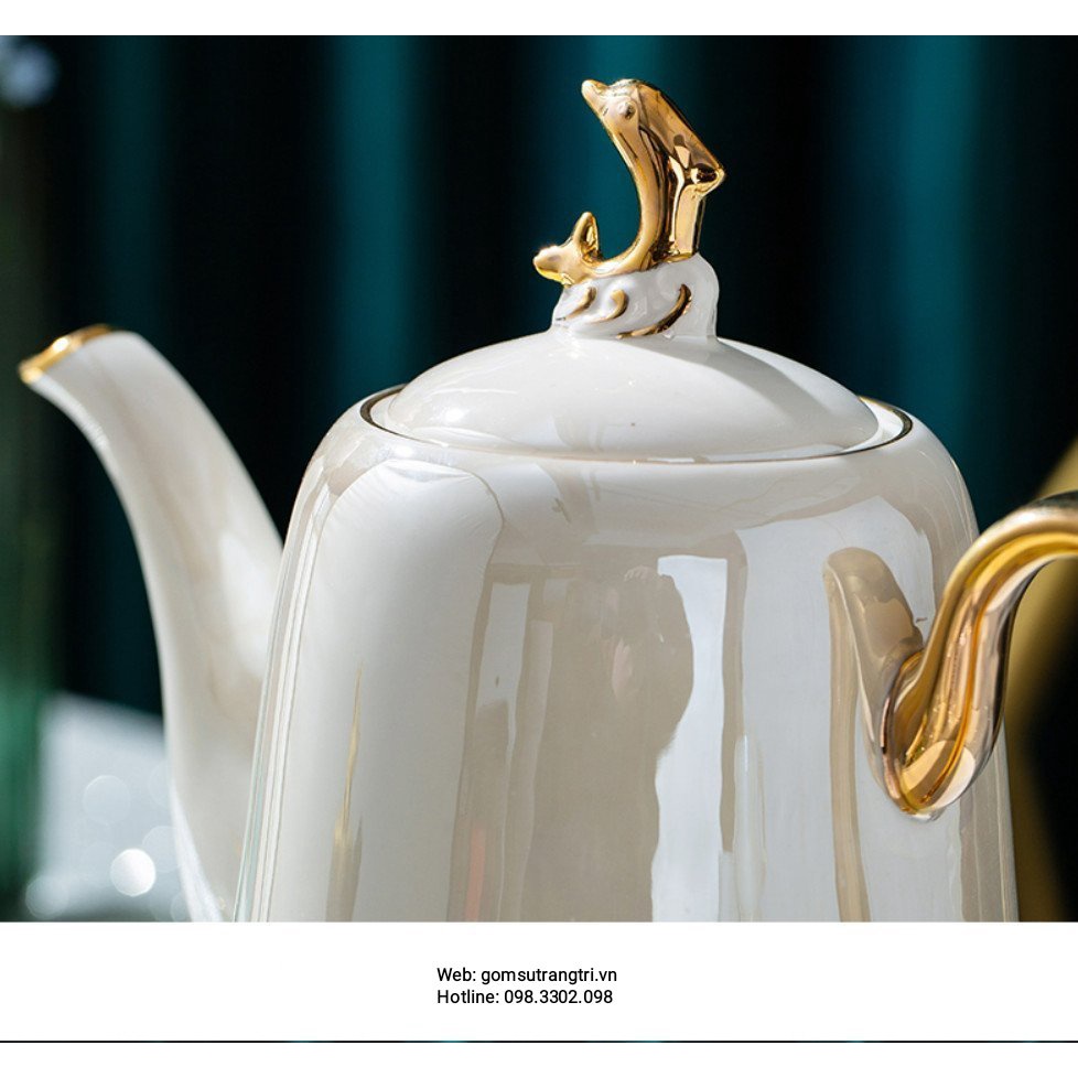 BỘ TÁCH TRÀ KÈM BÀN XOAY