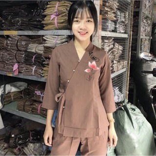đồ lam đi chùa(nơ xéo vẽ)