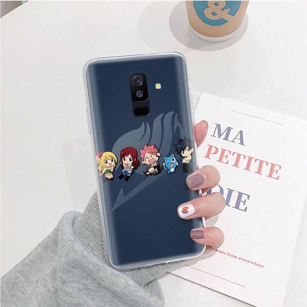 Ốp Lưng Trong Suốt Phong Cách Phim Fairy Tail Cho Iphone 8 7 6 6s 5 5s Se 5c 4s 4