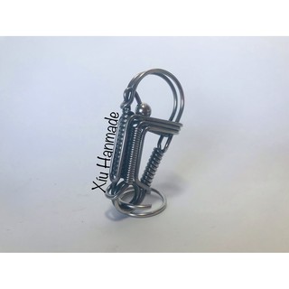 MÓC KHOÁ THỦ CÔNG LÒ XO INOX (mẫu 3)
