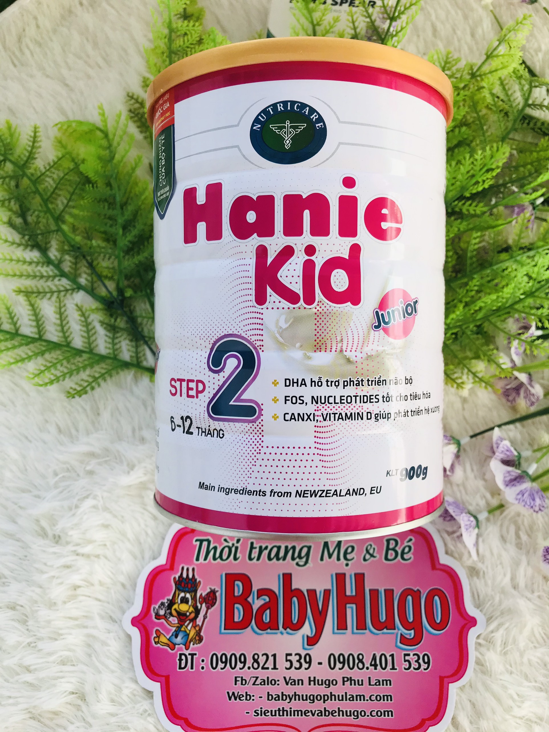 HSD 2022] Sữa Bột Hanie Kid 2 Dành Cho Trẻ Biếng Ăn &amp; Suy Dinh Dưỡng 900g