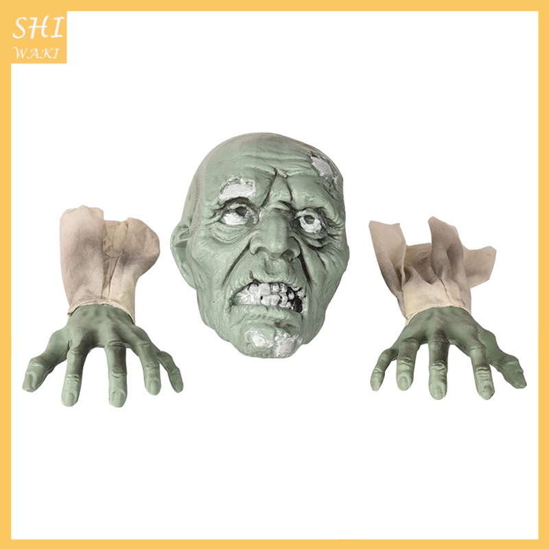 [In Stock]Horrible Lawn Zombie Decoration Garden Arms Ornament Realistic Spooky Statue