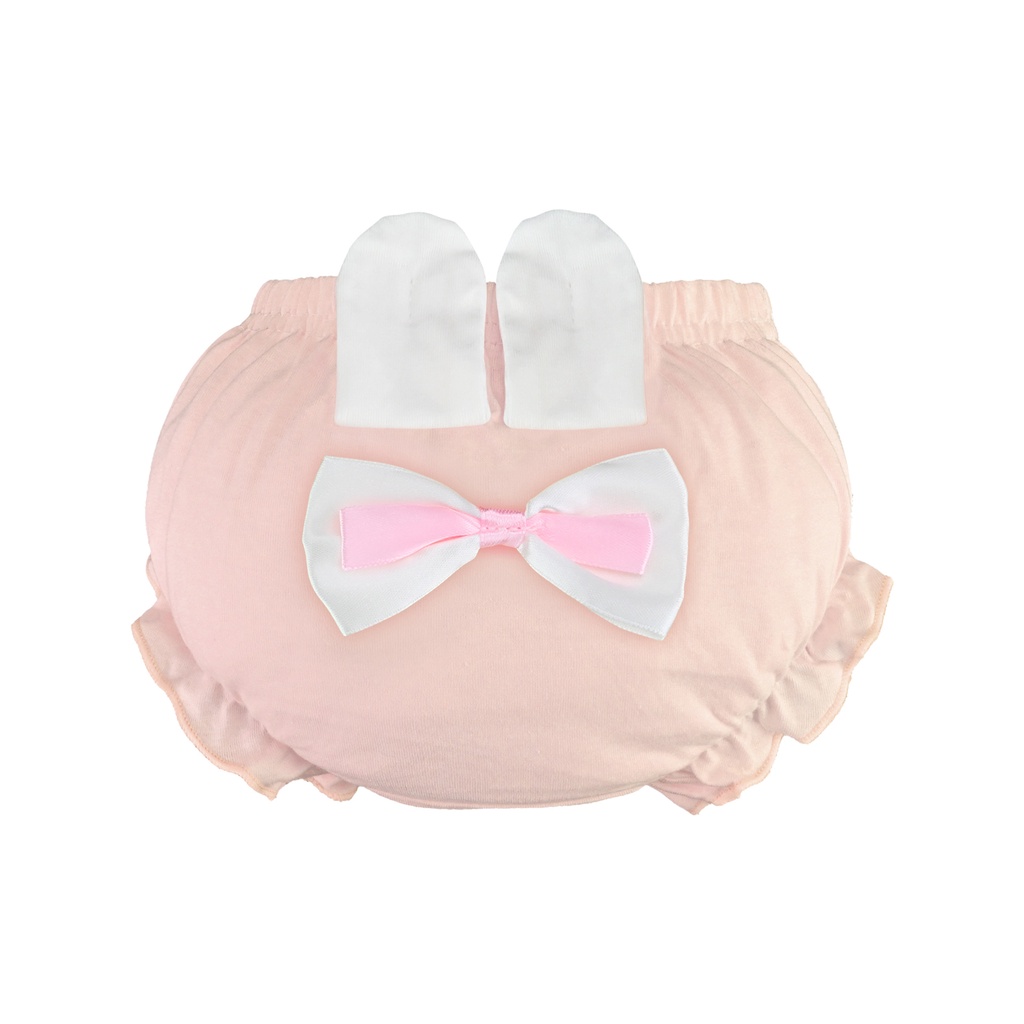 Quần lót tam giác Lucky Big Cat bằng vải cotton gắn nơ đáng yêu cho bé gái