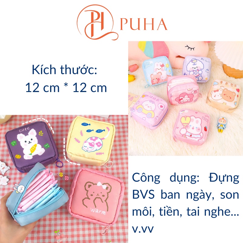 Túi chườm nóng đau bụng kinh Puha 350ml phiên bản giftbox chăm bạn gái quà tặng sinh nhật