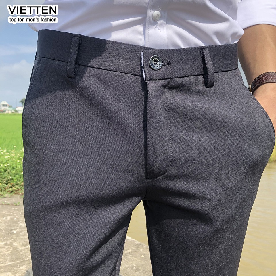 Quần âu nam thời trang cao cấp co dãn 4 chiều dáng trẻ - QA-TRE | BigBuy360 - bigbuy360.vn