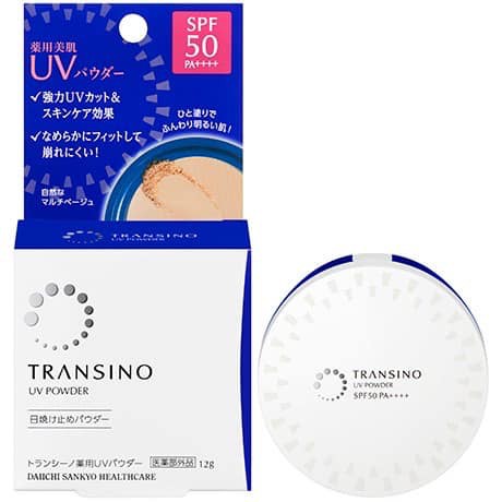 Phấn nén phủ Transino chống nắng, trắng da cao cấp Nhật Bản Transino UV Powder