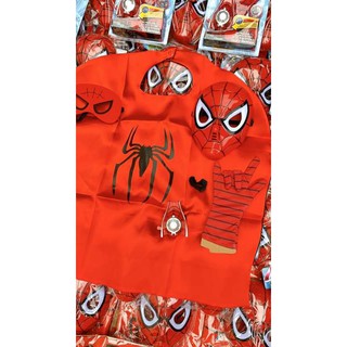 Set cosplay spiderman cho bé trai halloween