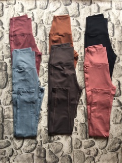 Quần cạp cao spandex cao cấp