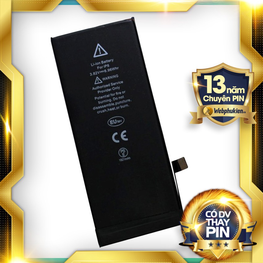 [HÀNG CHUẨN] Pin cao cấp cho Apple iPhone 8/ 8G - dung lượng 1821mAh