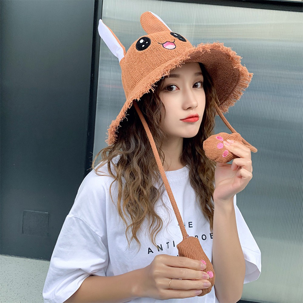 Mũ Chụp Mặt Thỏ Vẫy Tai Mới S9 New Arrival