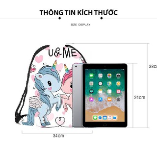 Balo rút Kỳ Lân cho bé