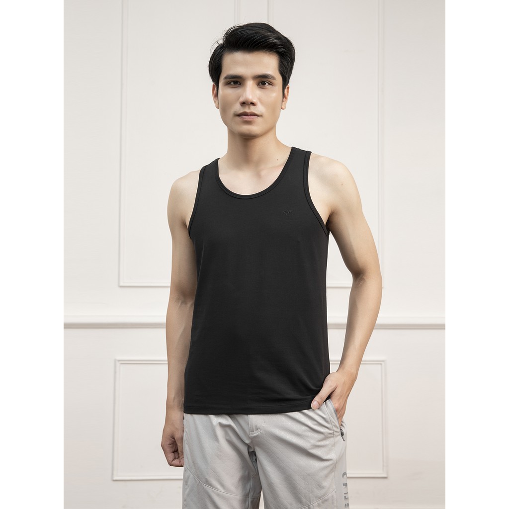 Áo tank top nam [ ARISTINO] từ sợi bông hữu cơ giúp áo mềm mại, xốp nhẹ, thấm hút tuyệt vời - ATTR05