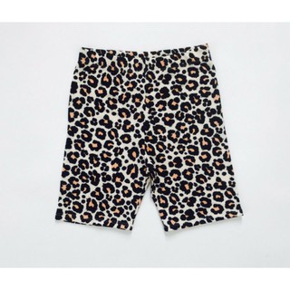 Quần biker short da beo đen