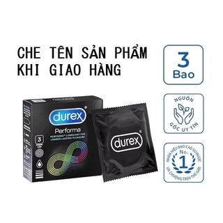 Bao cao su Durex Kingtex Performa Invisible Fetherlite Fetherlite Ultima Pleasuremax 1 hộp 3 bcs