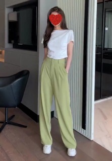 QUẦN ỐNG RỘNG LƯNG CAO