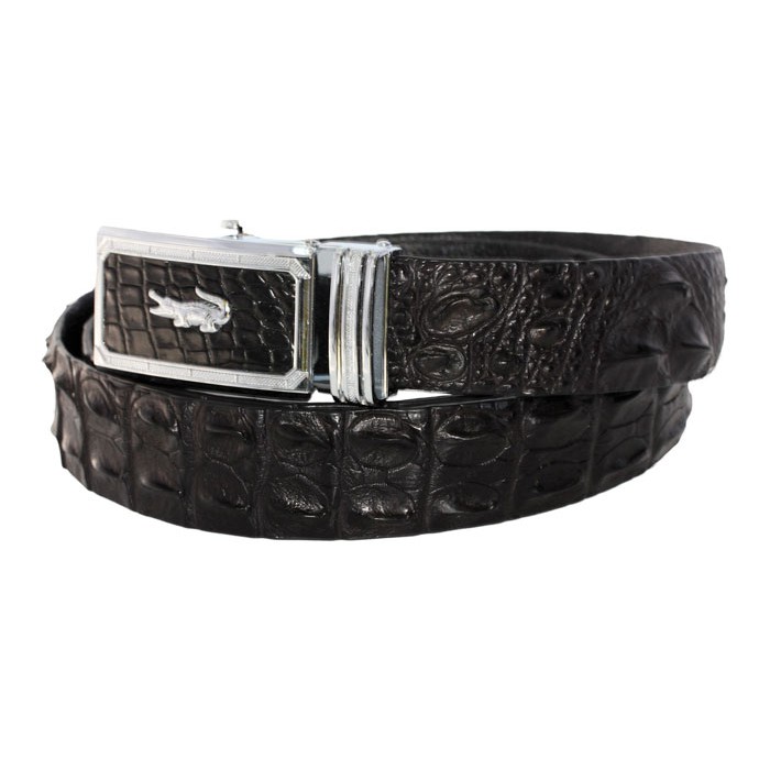 Thắt lưng cá sấu liền nguyên con NGƯỜI SÀNH DA - Bảo hành 24 tháng