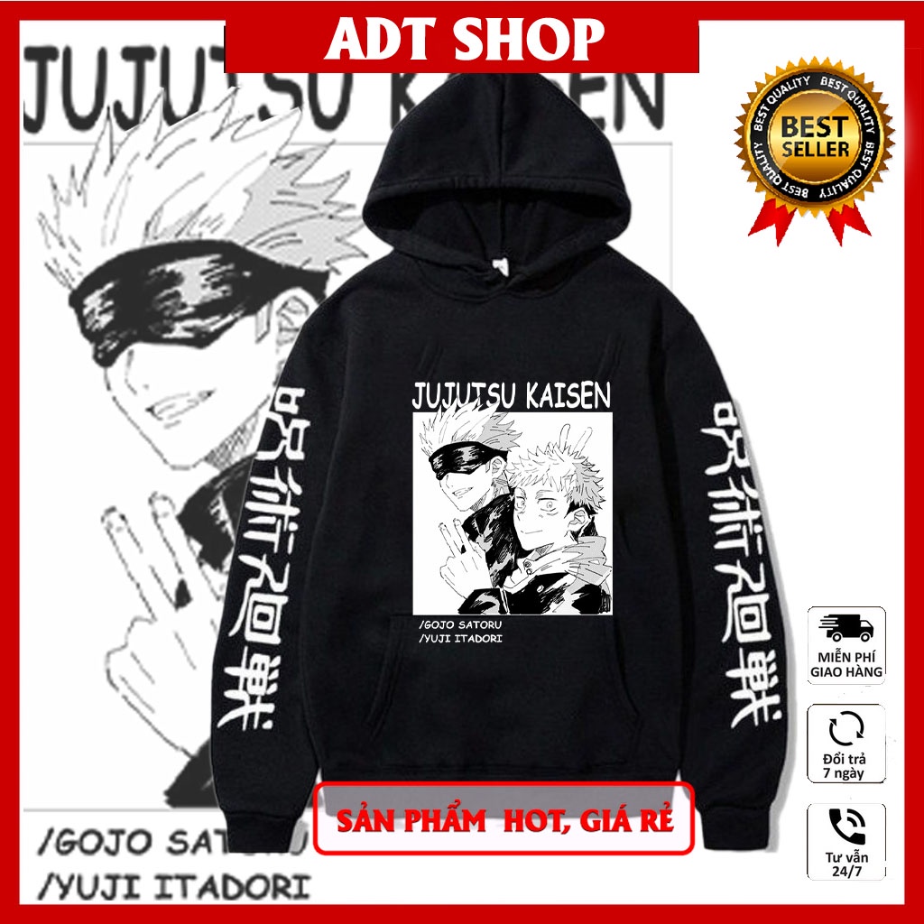 Áo Hoodie Jujitsu Kaisen Sukuna Satoru Gojo Itadoria manga độc đẹp giá rẻ