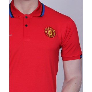 Áo Polo MU Đỏ - Thun Cá Sấu 4 Chiều Cao Cấp