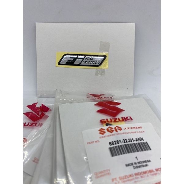Tem chữ nổi Fi suzuki satria fi raider fi xe suzuki