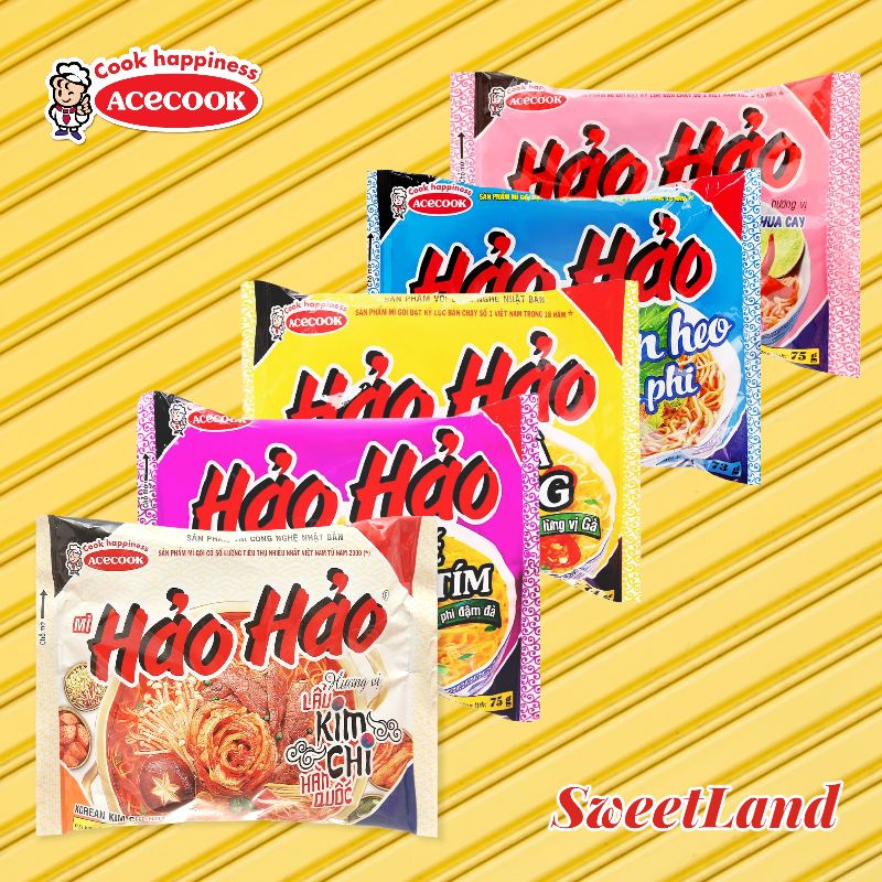 Mì Hảo Hảo đủ mùi vị gói 75g