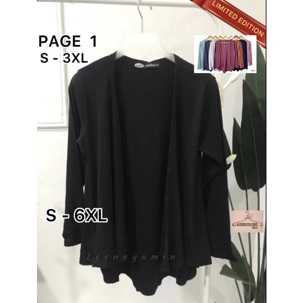 WOMEN CARDIGAN KNITTED COTTON PLUS SIZE☀️S TO 6XL☀️MATERIAL 100%COTTON STRETCHABLE