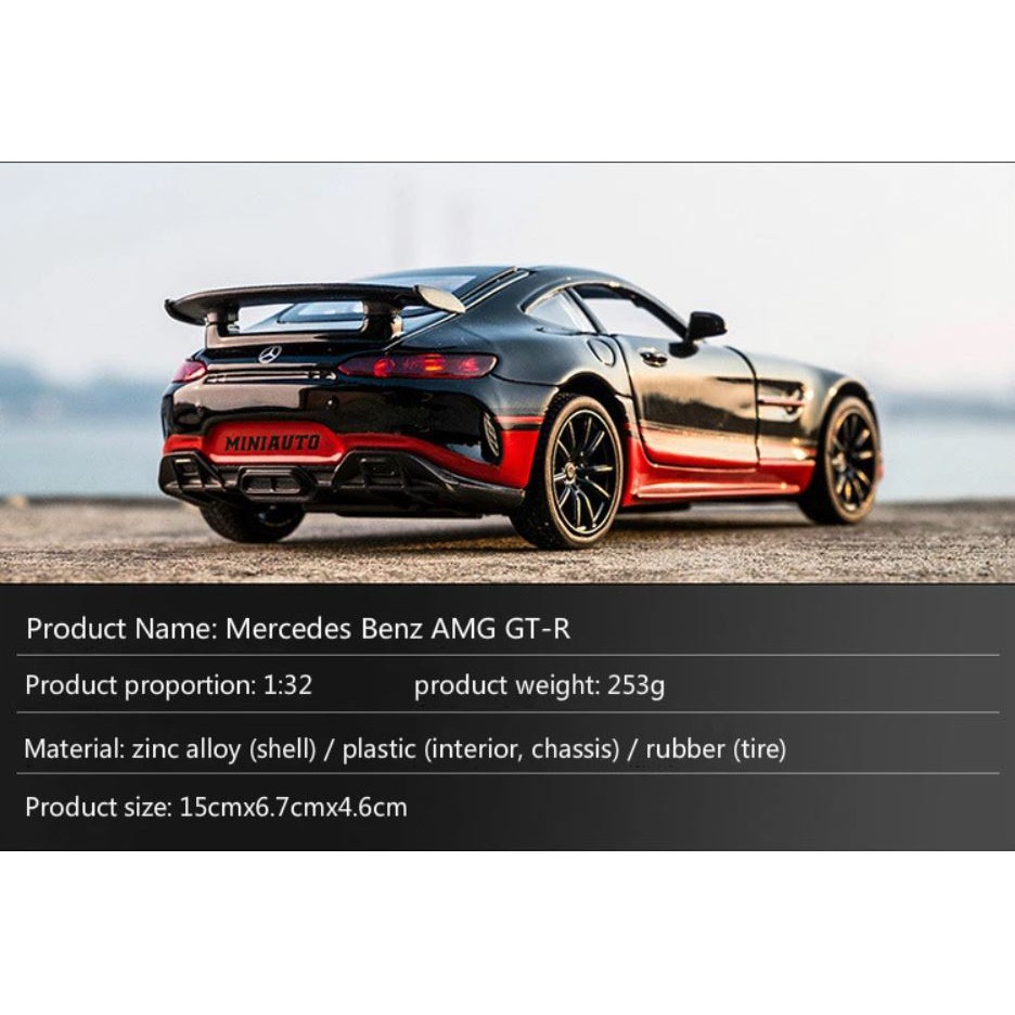 [Mã LIFE0503TOYS1 giảm 10% đơn 150k] Mô hình xe kim loại Mercedes-Benz AMG GT-R tỷ lệ 1:32