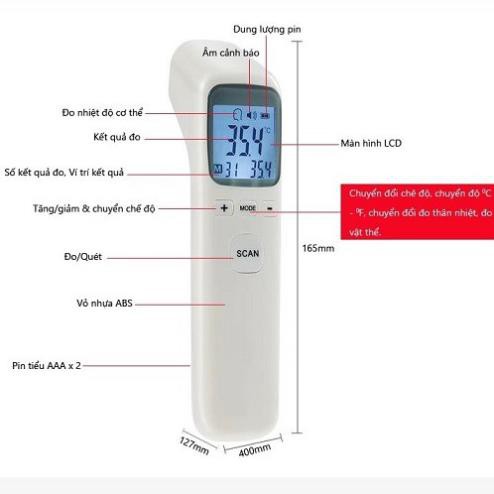 MÁY NHIỆT KẾ ĐIỆN TỬ ĐO TRÁN HỒNG NGOẠI IT1803