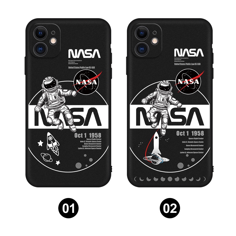 NASA Astronaut Rocket Phone Case for Xiaomi Redmi Note 10 Pro 9 8 7 6 5 4 3 S2 GO K20 K30 POCO X2 Case TPU Mobile Accessorieds Soft Casing Plus Cell Phone Case Cover Silion Shockproof M020