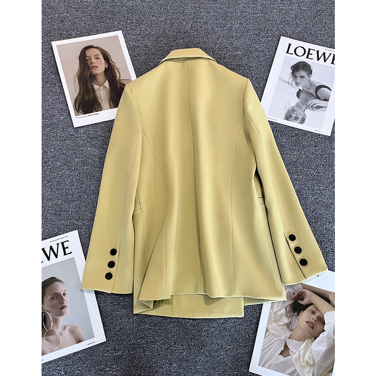 Áo khoác blazer vàng by Chunn Design A249 | BigBuy360 - bigbuy360.vn