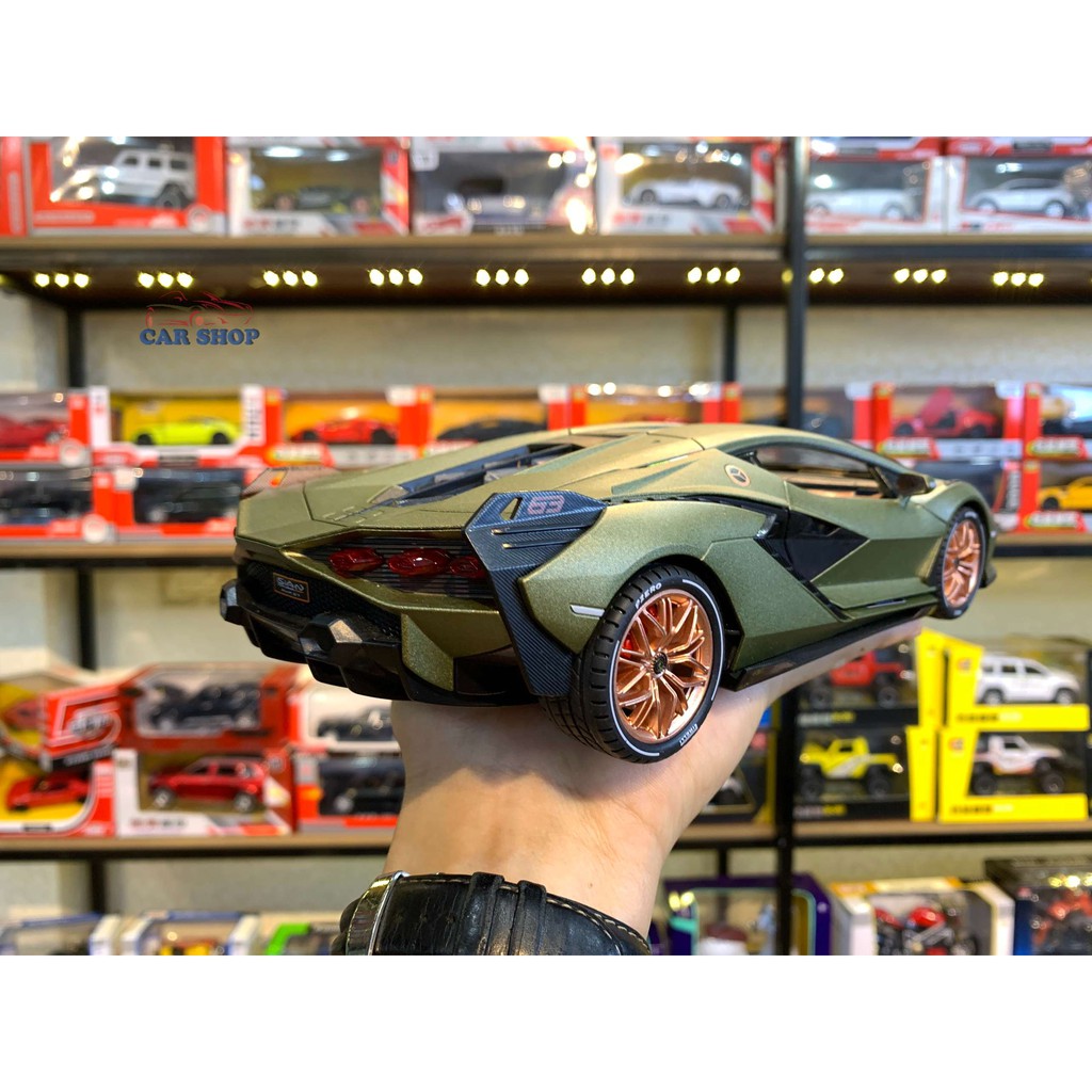 Mô hình xe ô tô LAMBORGHINI SIAN FKP 37 Tỉ Lệ 1:18 của hãng Weituo