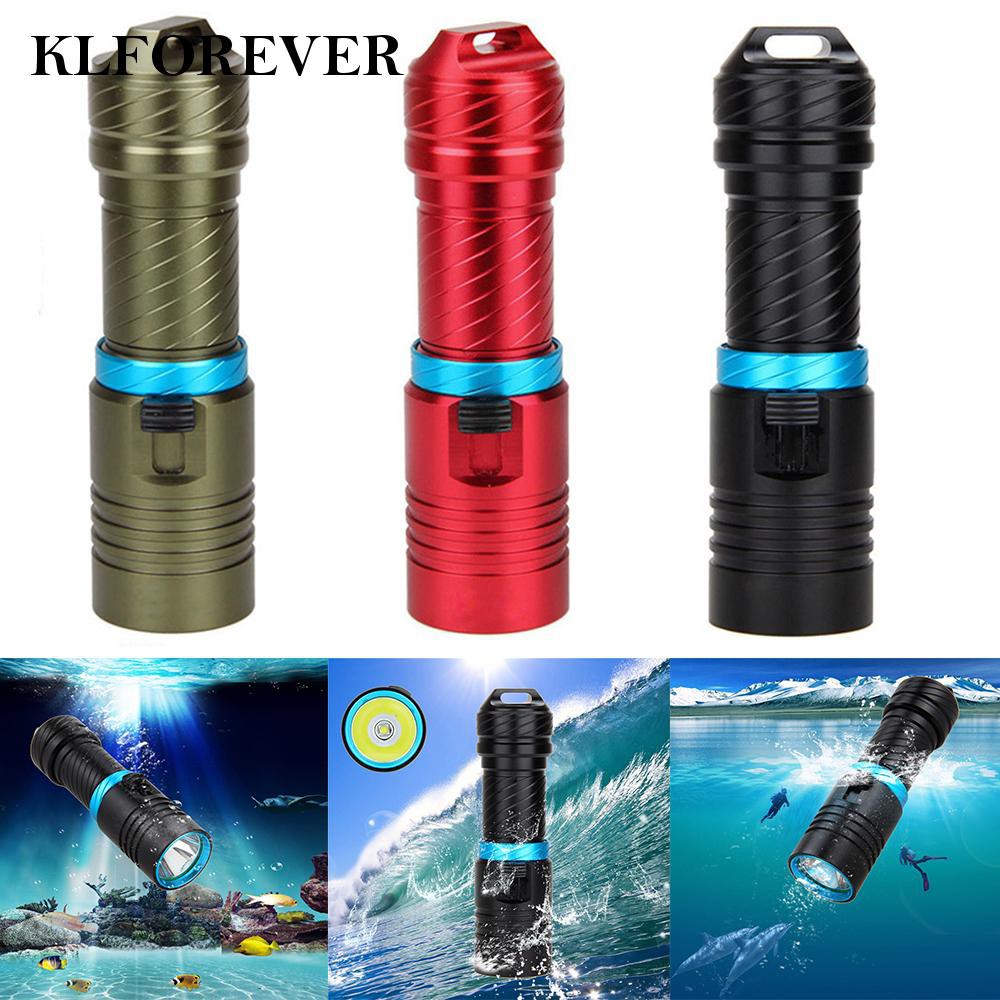 Đèn Pin Gắn Kèm Dây Đeo Tiện Lợi Cho Thợ Lặn Klfever11