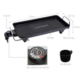 [NEW100%] VỈ NƯỚNG ĐIỆN CUCHEN CHG-1000W