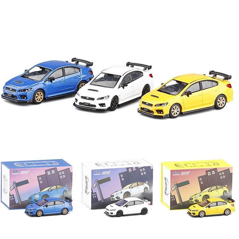 Jkm 1 / 64 SUBARU SUBARU WRX STI Hợp Kim Xe Ô Tô Mô Hình Hai Cửa Xe Thể Thao Bộ Sưu Tập Kim Loại Hấp Thụ Sốc Mô Phỏng Xe Ô Tô Người Lớn Quà Tặng Sưu Tập Đồ Nội Thất Gia Đình