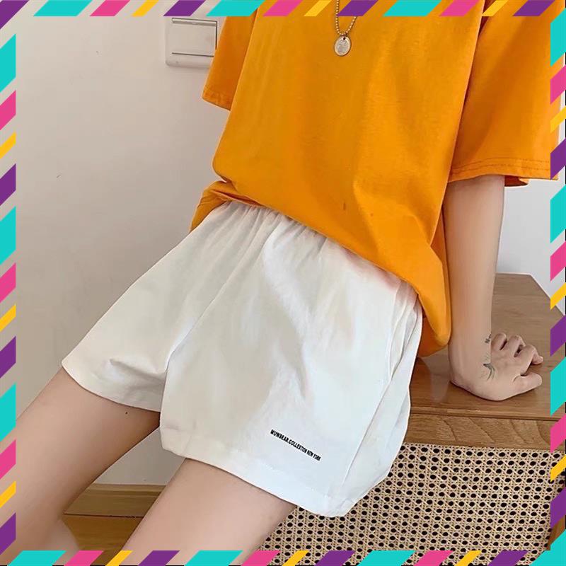 Quần unisex_quần đùi đũi nữ chun thêu siêu Hot MSP15320 | BigBuy360 - bigbuy360.vn