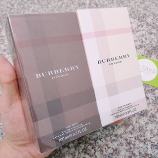 Nước hoa Burberry LONDON FOR WOMEN (nữ) EDP 100ml và BBR London For Men (nam) EDT 100ml Fullseal