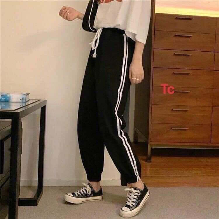 Quần 2 sọc chun gấu-3C0T