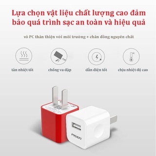 Củ sạc 5V -1A chính hãng Pisen