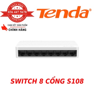 Tenda Switch S108 Ethernet 8 Cổng để bàn - Hàng Chính Hãng