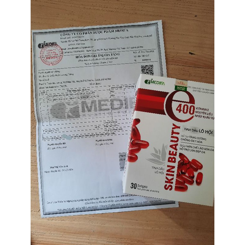 Vitamin E Đỏ SKIN BEAUTY | BigBuy360 - bigbuy360.vn