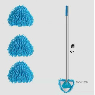 Cây chổi lau tam giác cán inox