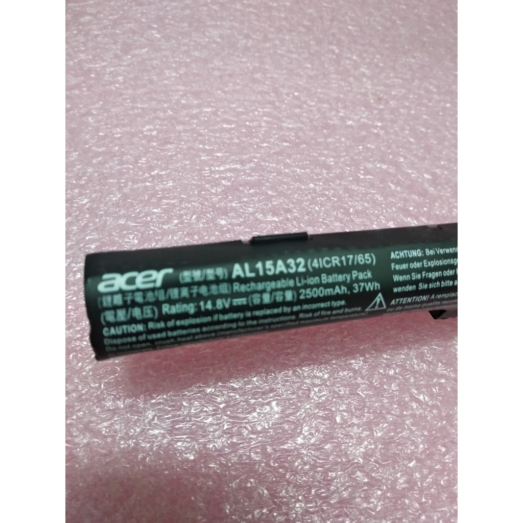 Pin Laptop Acer Aspire AL15A32 E5-473 E5-522 E5-522G E5-532 E5-573 E5-573G 37Wh