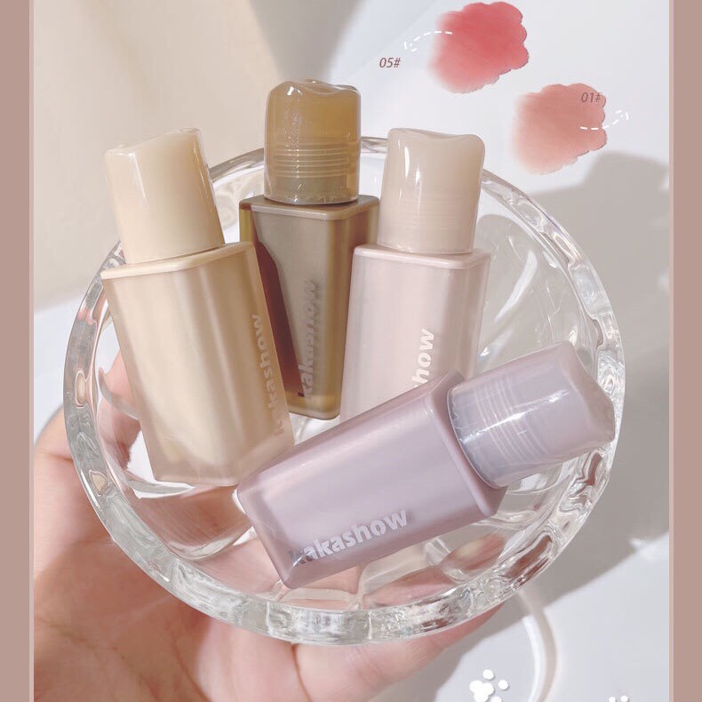 Son kem lì son kem bóng KAKASHOW căng mọng mướt môi LIP GLOSS KAKA17 mềm mịn môi Soft Mist Lip Glaze KAKA10