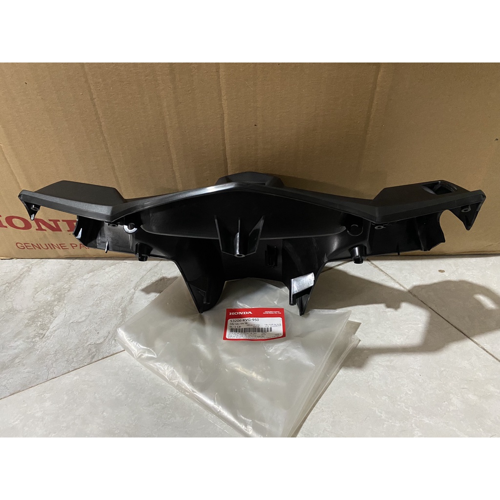 Nắp sau tay lái - Gáy HONDA AIR BLADE 110 năm 2007-2010 màu Đen. 53206KVG950