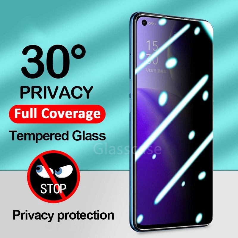 Kính Cường Lực Chống Nhìn Trộm Cho Oppo Reno 6 7 7Z 5 6Z Pro Reno7 Reno6 Z 4G 5G