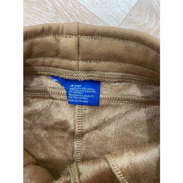 Quần nỉ lông siêu xịn 6M-5Y satsunkid mom mua tăng 1sz