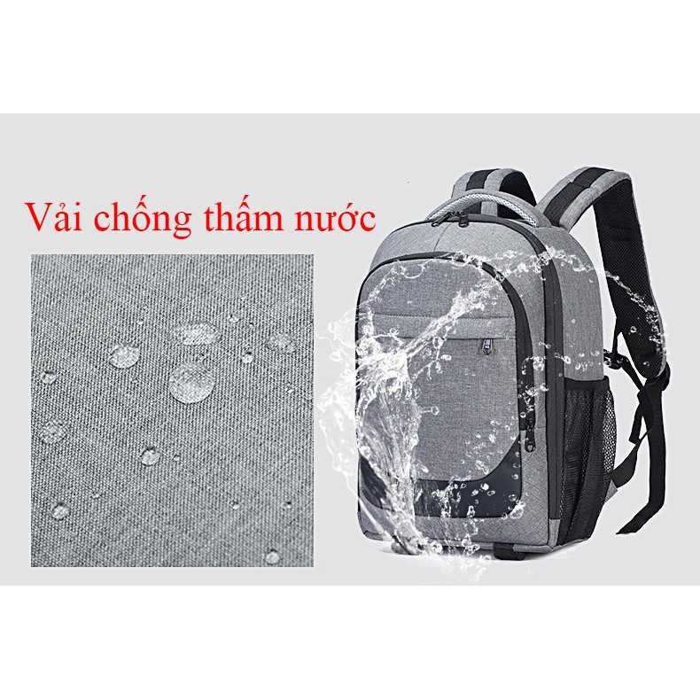 Balo máy ảnh full photo Aciq size lớn