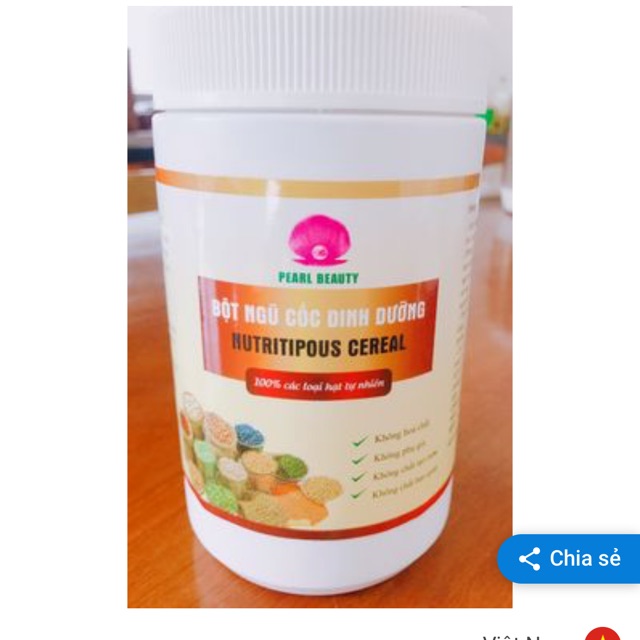 Combo 5 hũ bột ngũ cốc